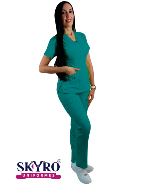 Uniforme Dama Unicolor Conjunto Anatomic Strech Classic Audacity