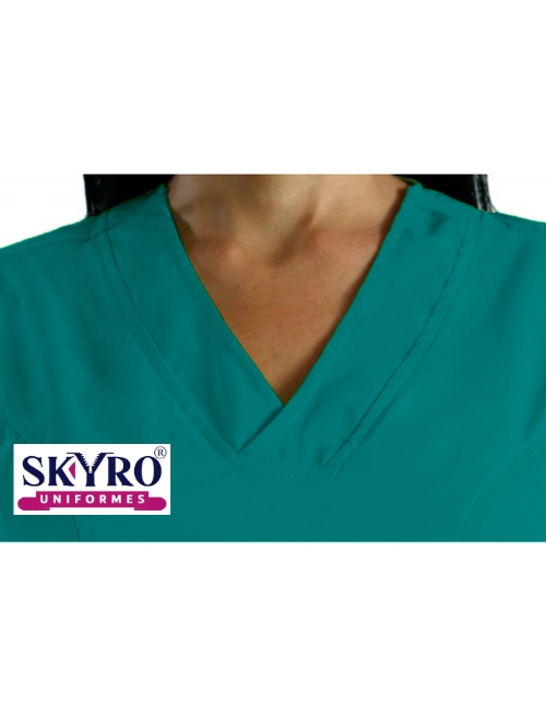Uniforme Dama Unicolor Conjunto Anatomic Strech Classic Audacity - Imagen 3