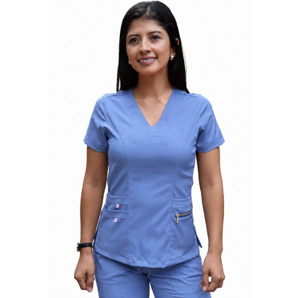 Conjunto Uniforme Dama Antifluido Strech Classic Audacity S - Imagen 2
