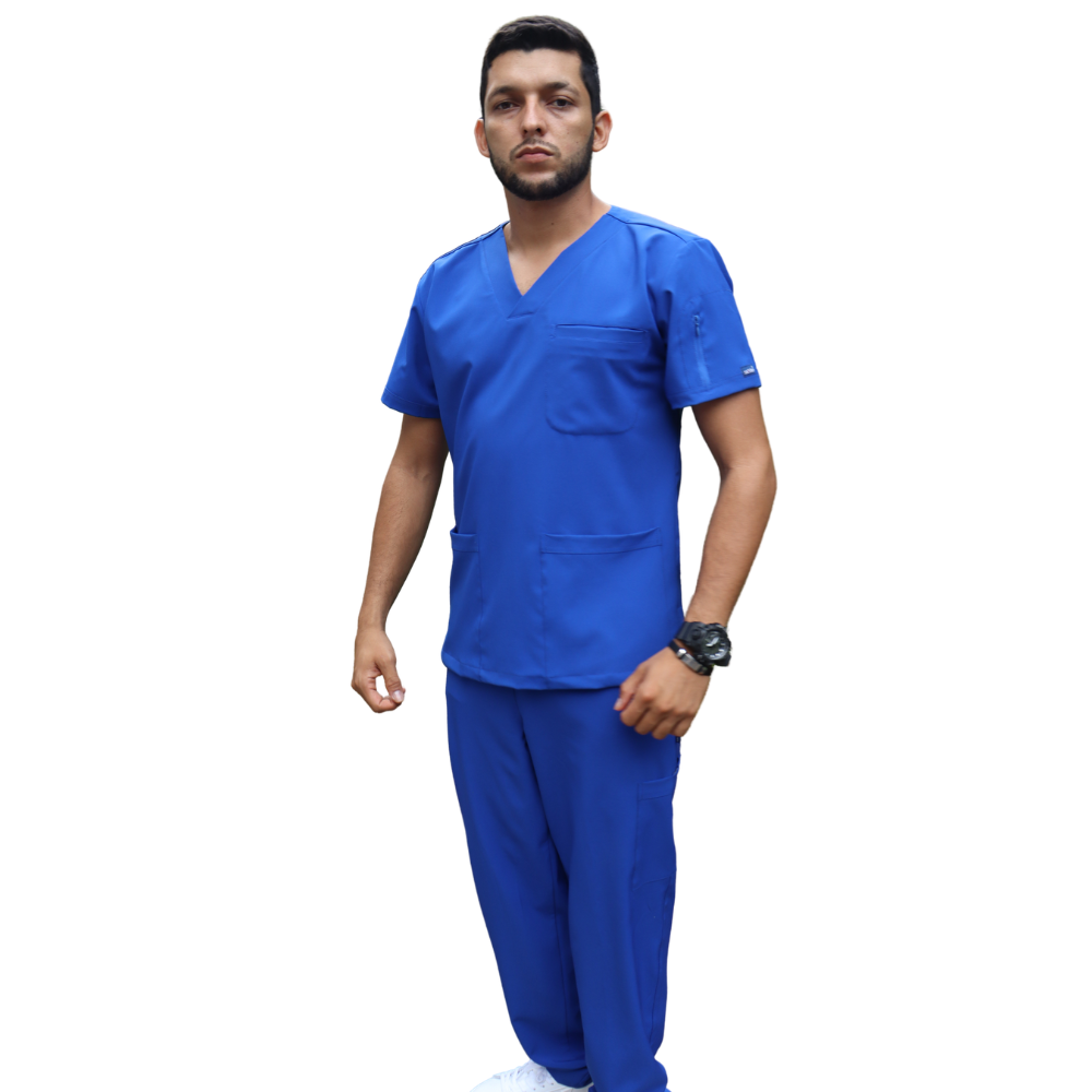 Conjunto Uniforme Hombre Antifluido Stretch Classic Gallan II XL