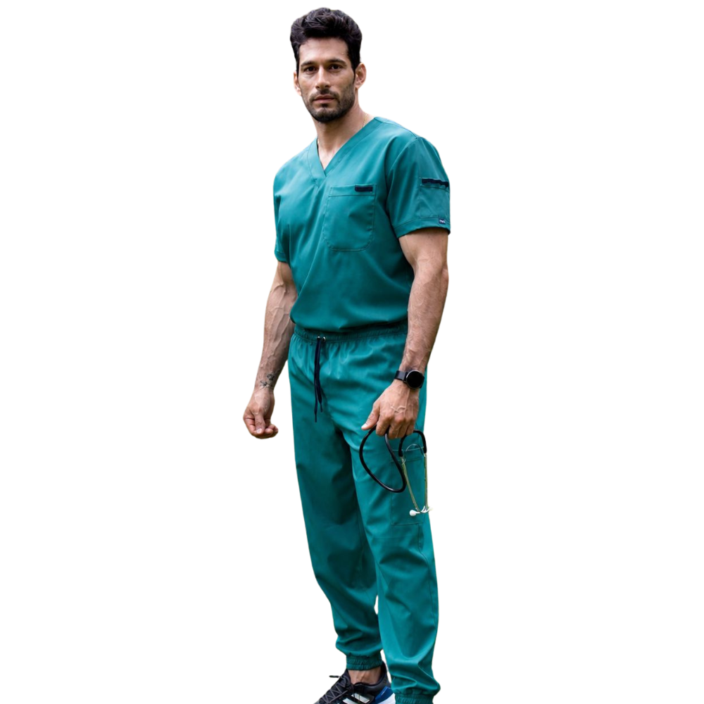 Conjunto Uniforme Hombre Antifluido Stretch Classic Autonomy XL