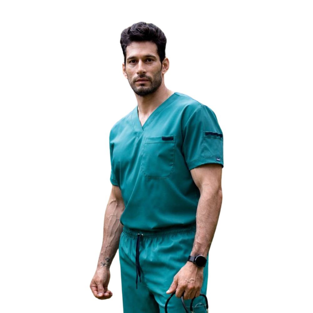 Conjunto Uniforme Hombre Antifluido Stretch Classic Autonomy XL - Imagen 2