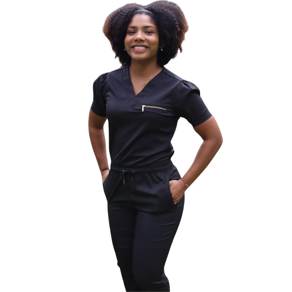 Conjunto Uniforme Dama Antifluido Strech Classic Bloomer M