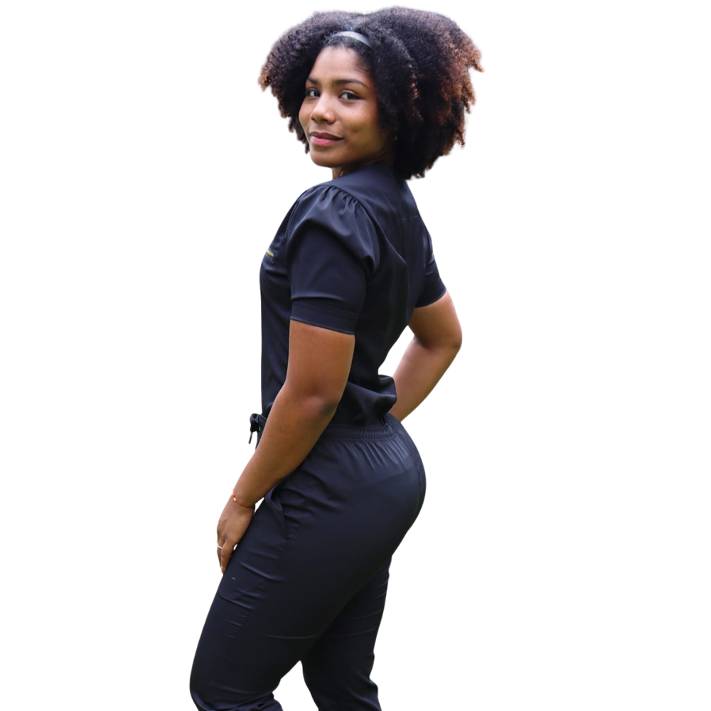 Conjunto Uniforme Dama Antifluido Strech Classic Bloomer M - Imagen 2