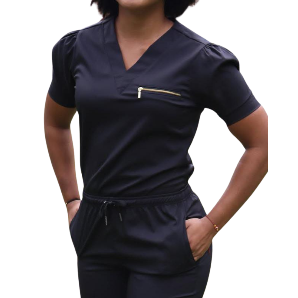 Conjunto Uniforme Dama Antifluido Strech Classic Bloomer M - Imagen 3
